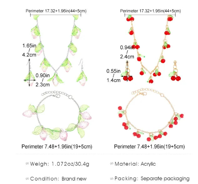 Colgante Cherry (Pack 3 piezas )